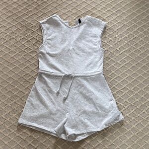 H&M Divided Light Gray Short Romper